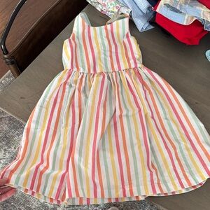 bella bliss Multicolor Striped Kids Dress